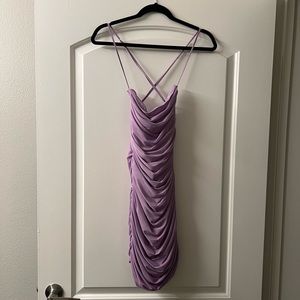 Mistress Rocks, Size SMALL, Lilac Minidress